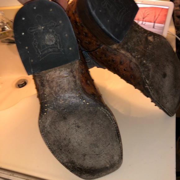 Tanner mark ostrich boots - Picture 6 of 7